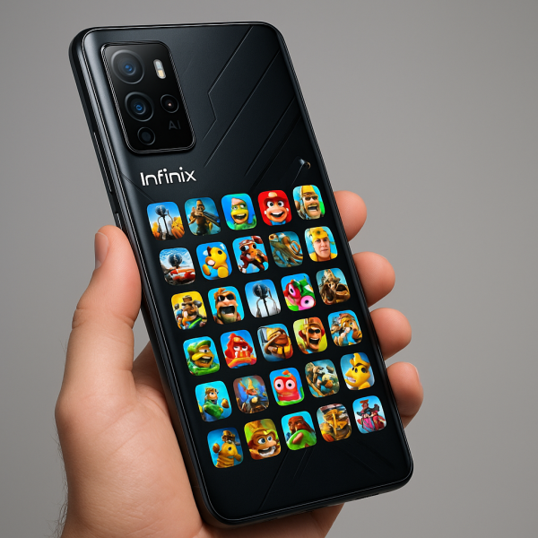 للبيع جوال infinix مخصص للألعاب أكثر من 3500 لعبة بداخله!